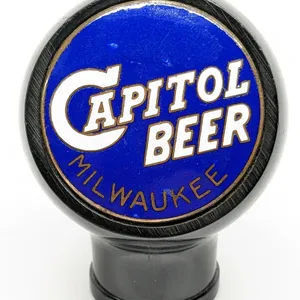 BALL TAP KNOB HANDLE CAPITOL BEER MILWAUKEE WISCONSIN