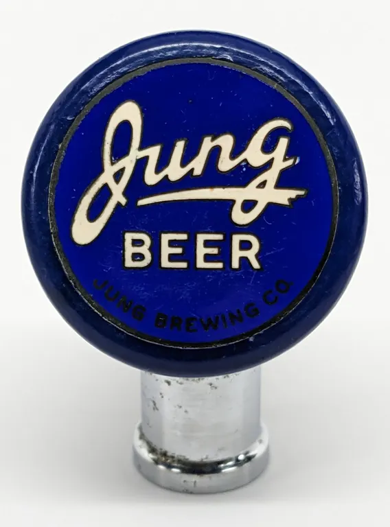 BALL TAP KNOB HANDLE JUNG BEER RANDOM LAKE WISCONSIN (GEN PRODUCTS)