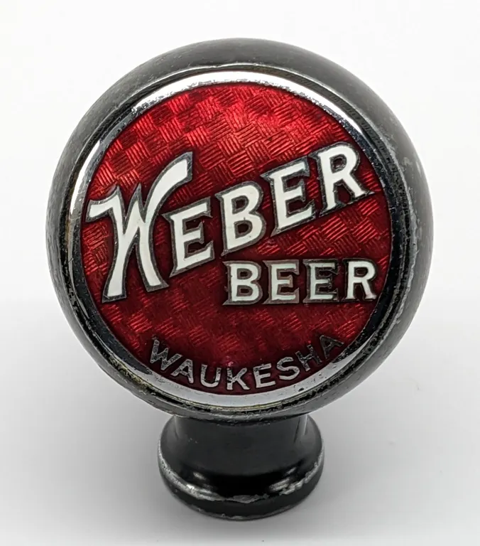 BALL TAP KNOB HANDLE WEBER BEER WAUKESHA WISCONSIN
