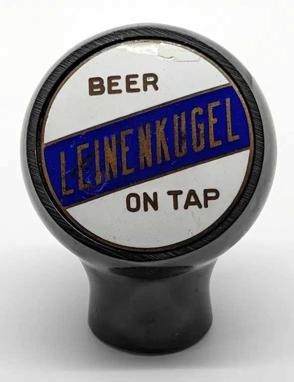 BALL TAP KNOB LEINENKUGEL BEER ON TAP CHIPPEWA FALLS WISCONSIN