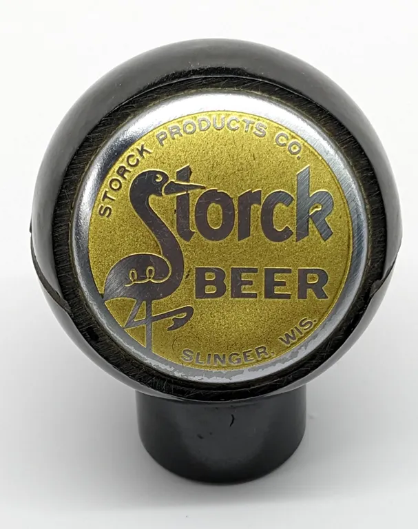 BALL TAP KNOB HANDLE STORCK BEER SLINGER WISCONSIN (NEW ART SPECIALTIES)
