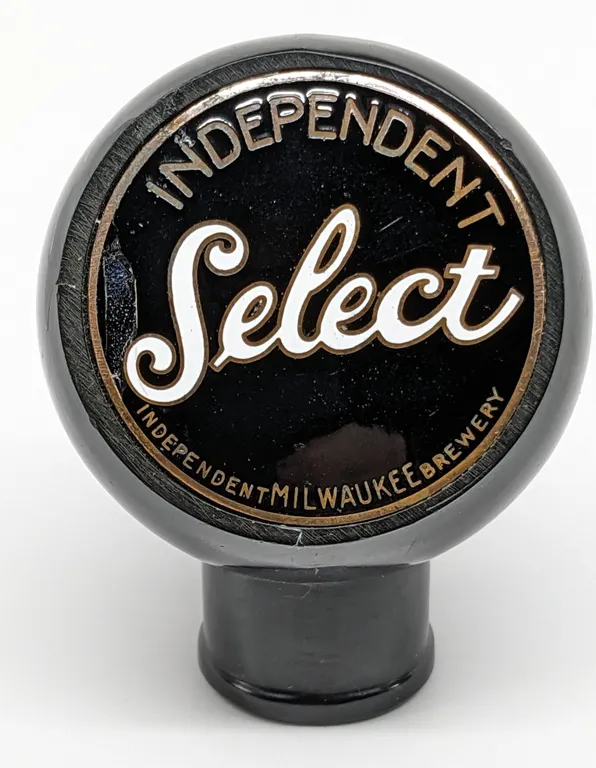 BALL TAP KNOB HANDLE INDEPENDENT SELECT BEER MILWAUKEE WISCONSIN