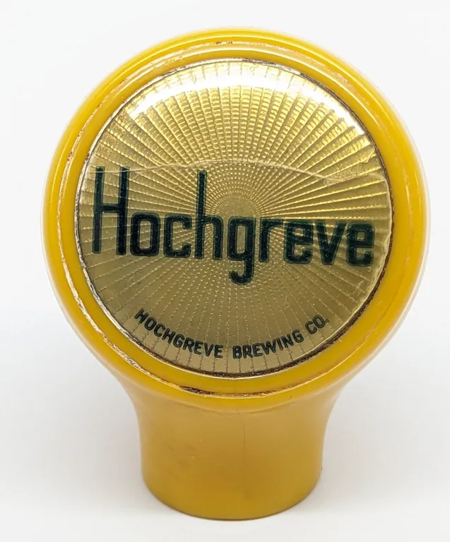 BALL TAP KNOB HANDLE HOCHGREVE BEER GREEN BAY WISCONSIN (BASTIAN BROS)