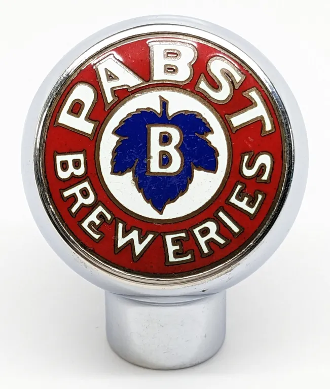 BALL TAP KNOB HANDLE PABST BEER BREWERIES (ROBBINS)