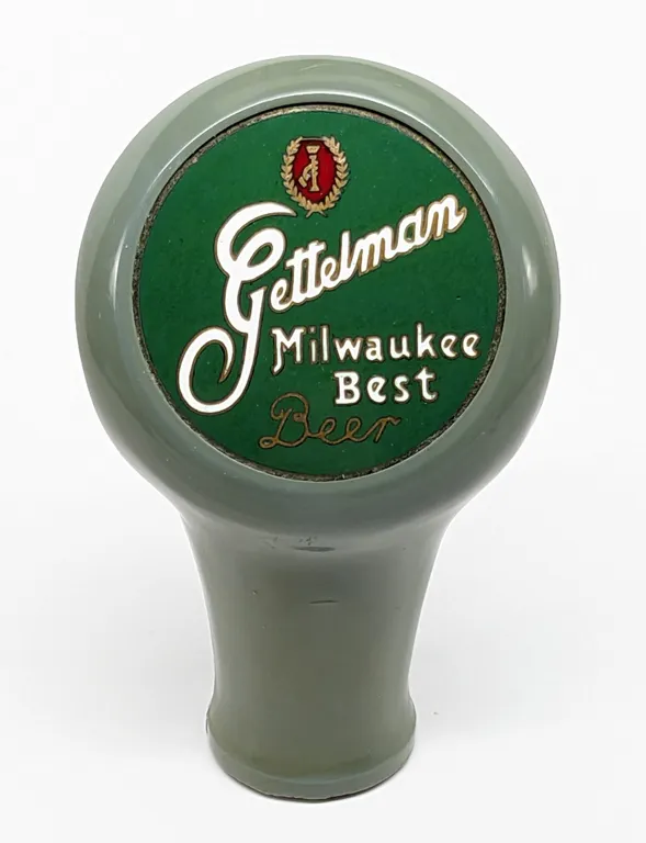 BALL TAP KNOB HANDLE GETTELMAN MILWAUKEE BEST BEER WISCONSIN