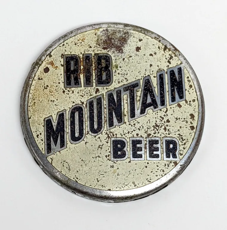 BALL TAP KNOB HANDLE INSERT RIB MOUNTAIN BEER WAUSAU WISCONSIN