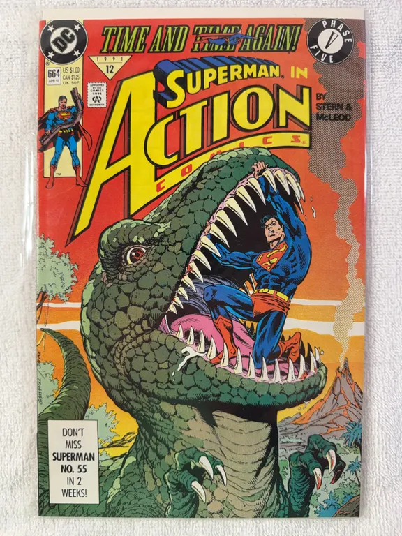 Superman in Action Comics-Time and Time Again!