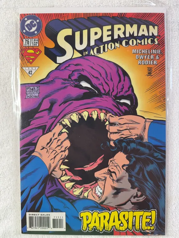 Superman in Action Comics-Parasite!