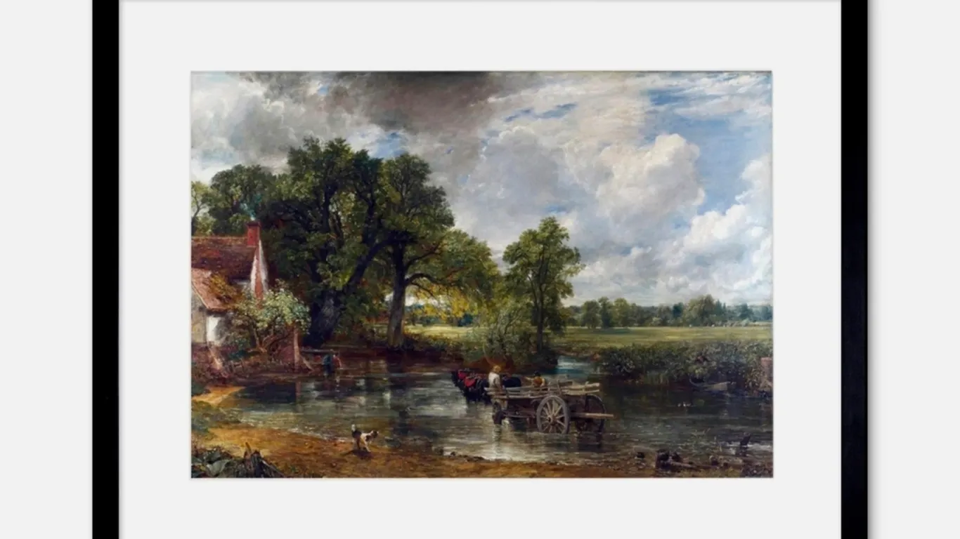 John Constable The Hay Wain Old Master Picture Framed Wall Art Print