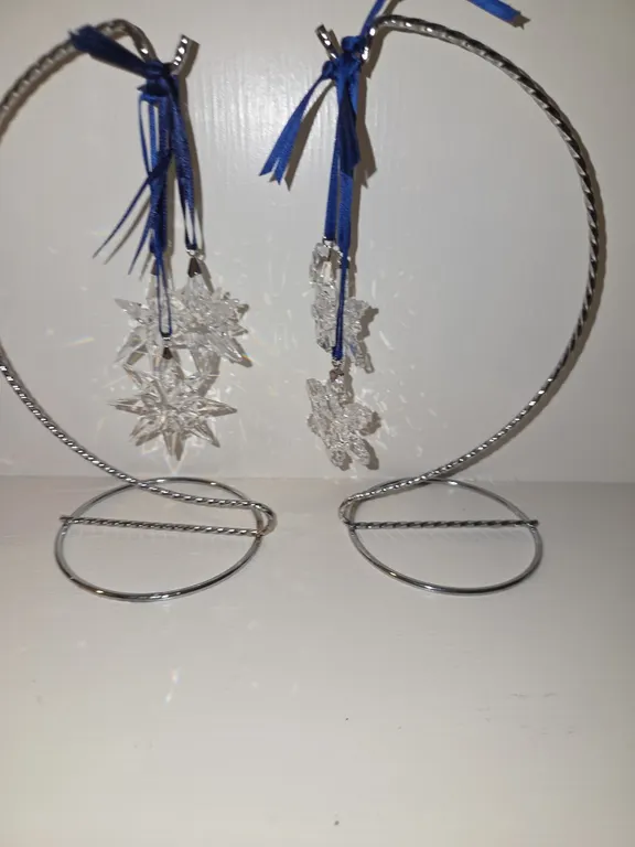 Hanging crystal stars