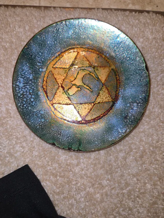 Handmade plate in israel