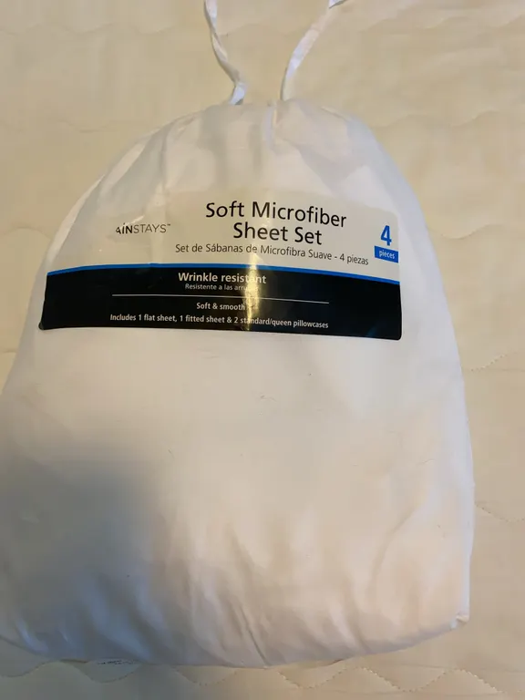 Mainstays Queen 4-Piece Soft Microfiber Sheet Set