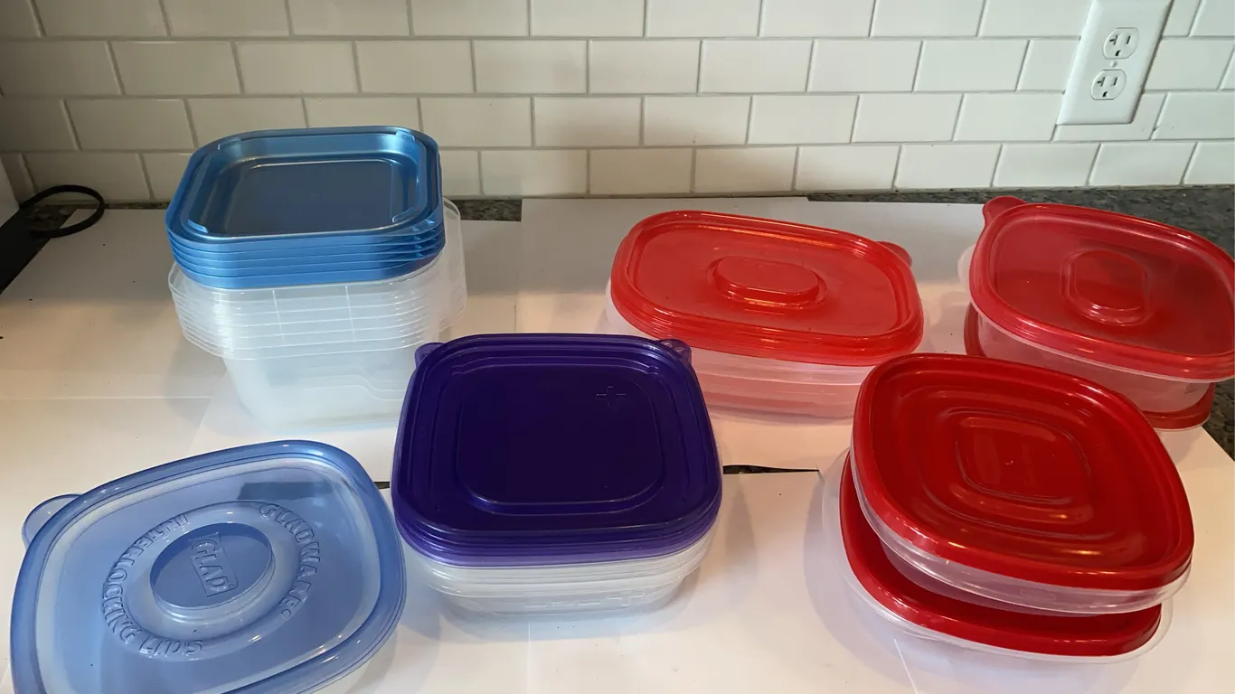 Assorted Plastic Food Storage Containers