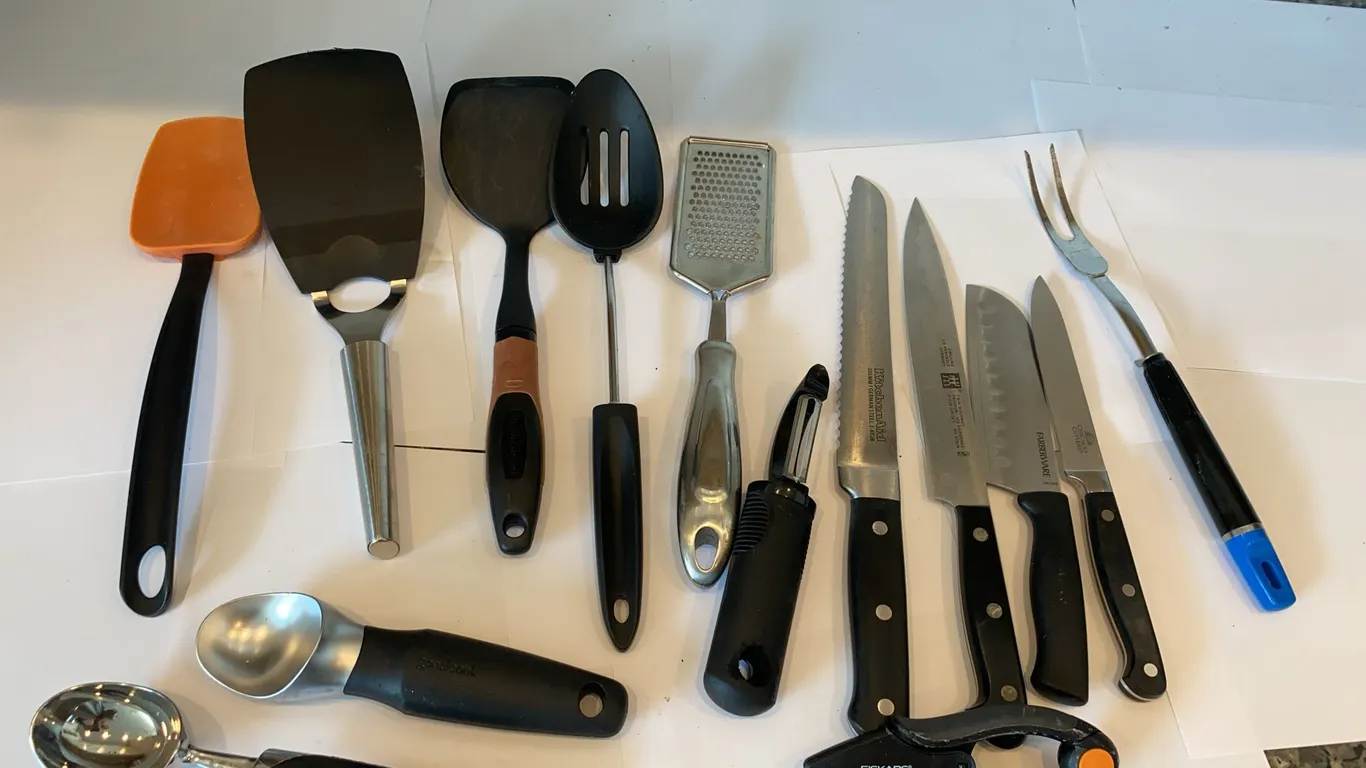 Kitchen Knives, Utensils & Fiskars Shears