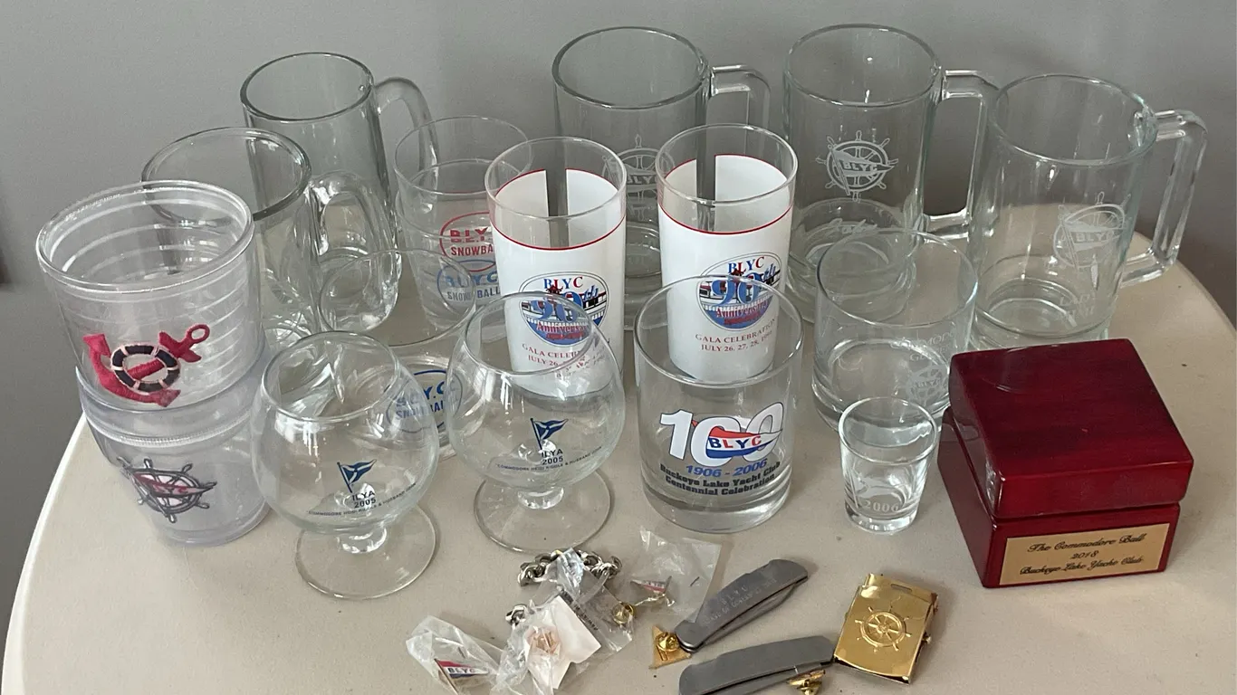 Buckeye Lake Yacht Club Drinkware & Memorabilia