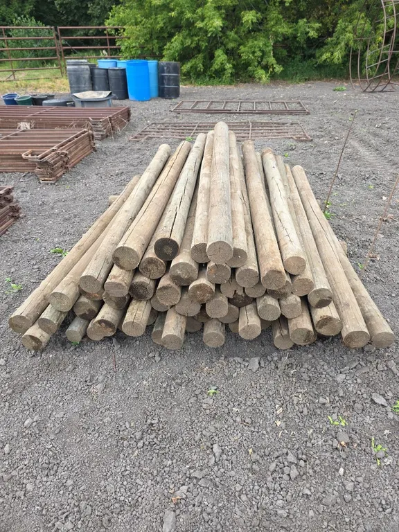 Wood cedar posts