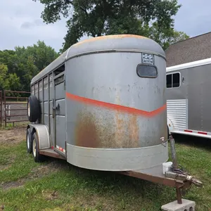 S&S duraline bumper hitch livestock trailer