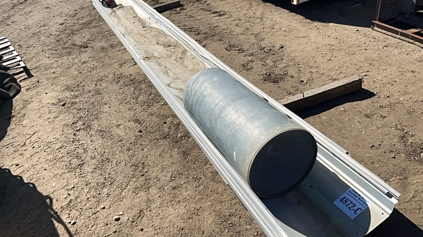 APPROX 8 - 20 1/2' (L) TIN ROOF PANELS, FIRE EXTINGUISHER, TANK