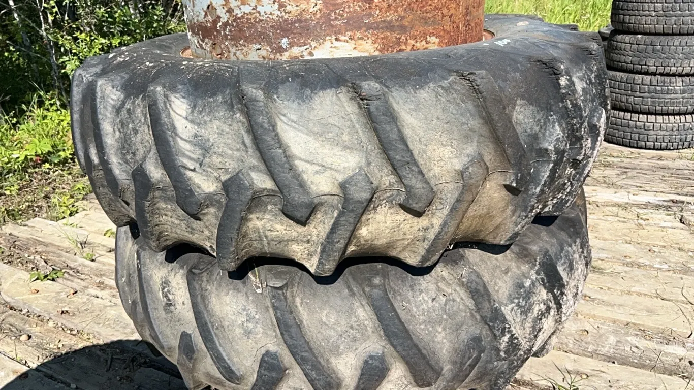 SET OF 18.4-38 DUAL TIRES