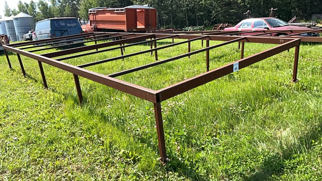 2 - 10'Wx24'L STEEL FRAME - SOLD PER FRAME
