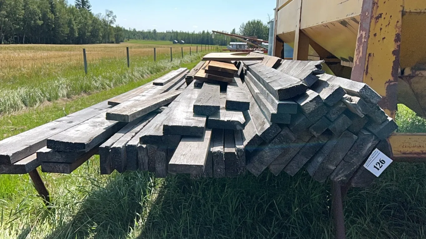 ASSORT OF 2 & 3" ROUGH CUT LUMBER