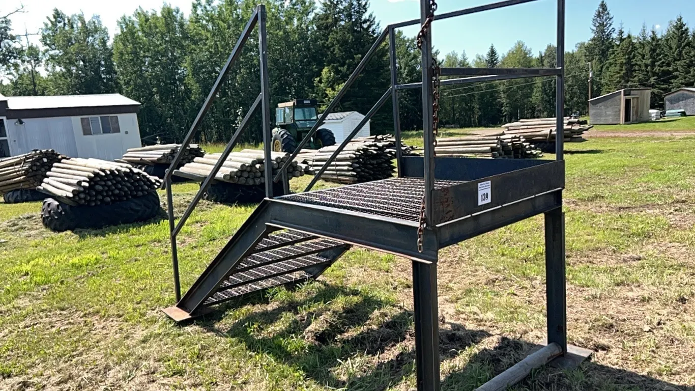 SET OF 5 STEP METAL STAIRS