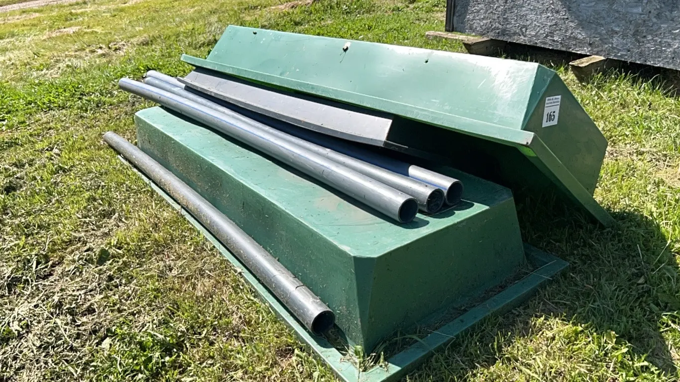 3 - PLASTIC CONTAINMENT TANKS & PLASTIC SEWER PIPE