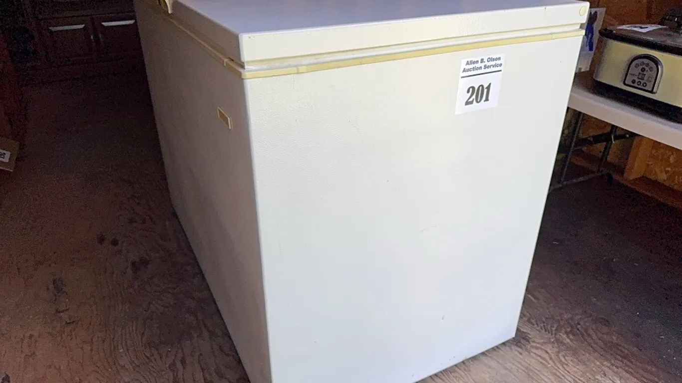 35"Hx28"Wx4'L CHEST FREEZER