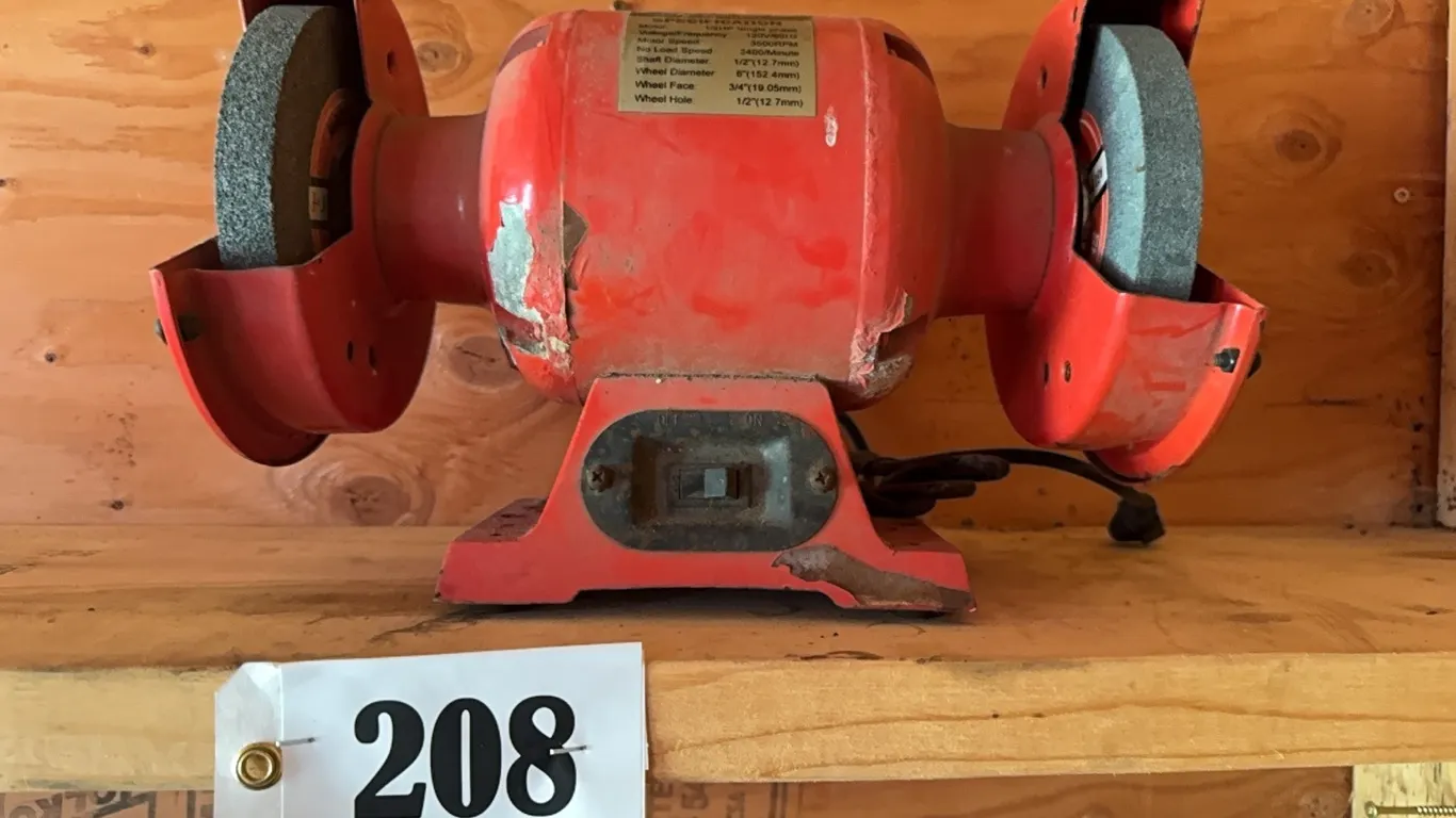FORCE 1/2 HP 6" BENCH GRINDER
