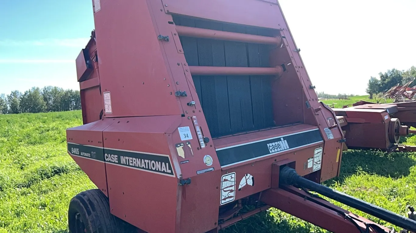 CASE IH 8465 RD BALER w/ MONITOR - s/n CFH0077470