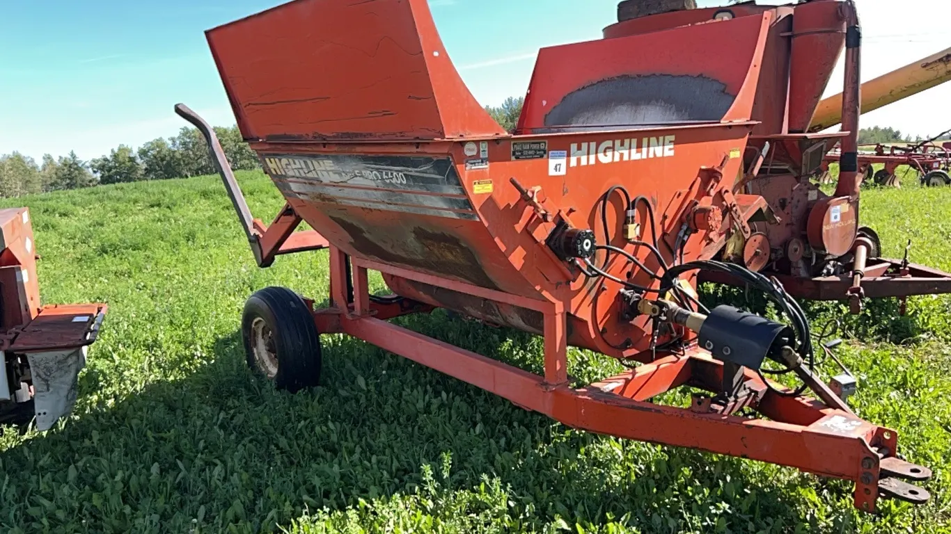 HIGHLINE 6600 BALE PROCESSOR - s/n 9BP26127