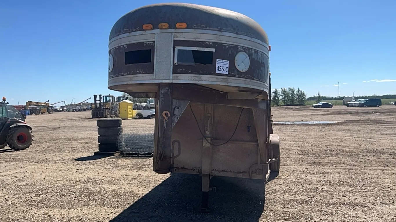 1994 PRAIRIE 18' 5TH WHEEL T/A STOCK TRAILER - VIN: 1P9TSB3B4KT031611 - REGISTRATION IN OFFICE