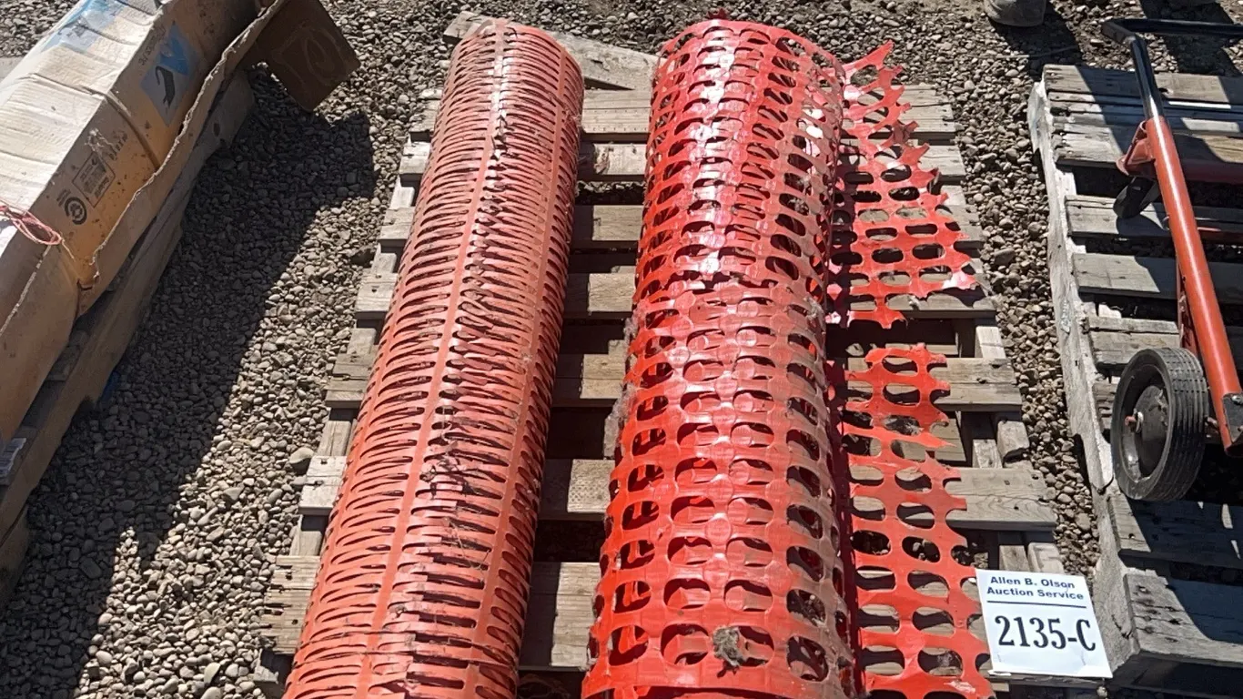 2 - ROLLS OF SNOW FENCE