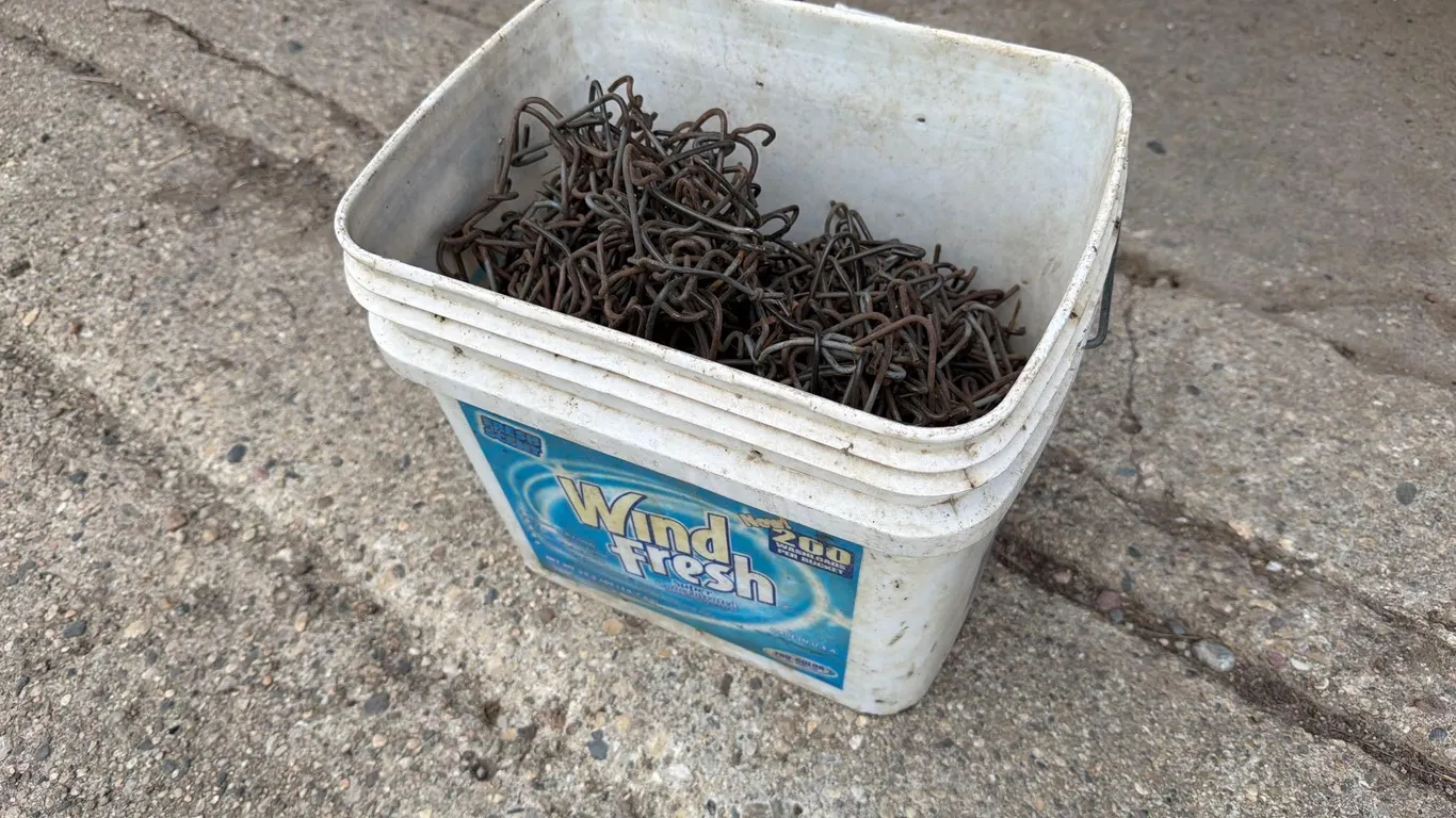 Bucket Of Wire Clips