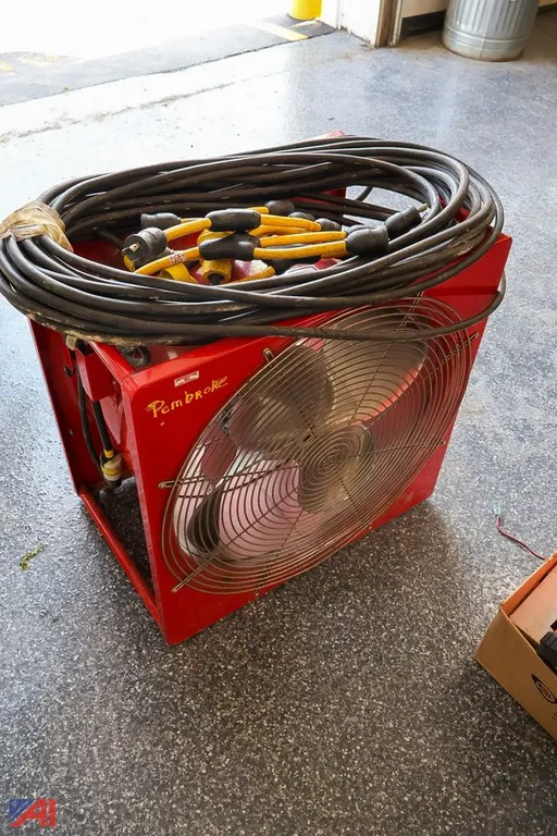 Super Vac 24" Electric Single-Speed Smoke Ejector with 3 Adapters