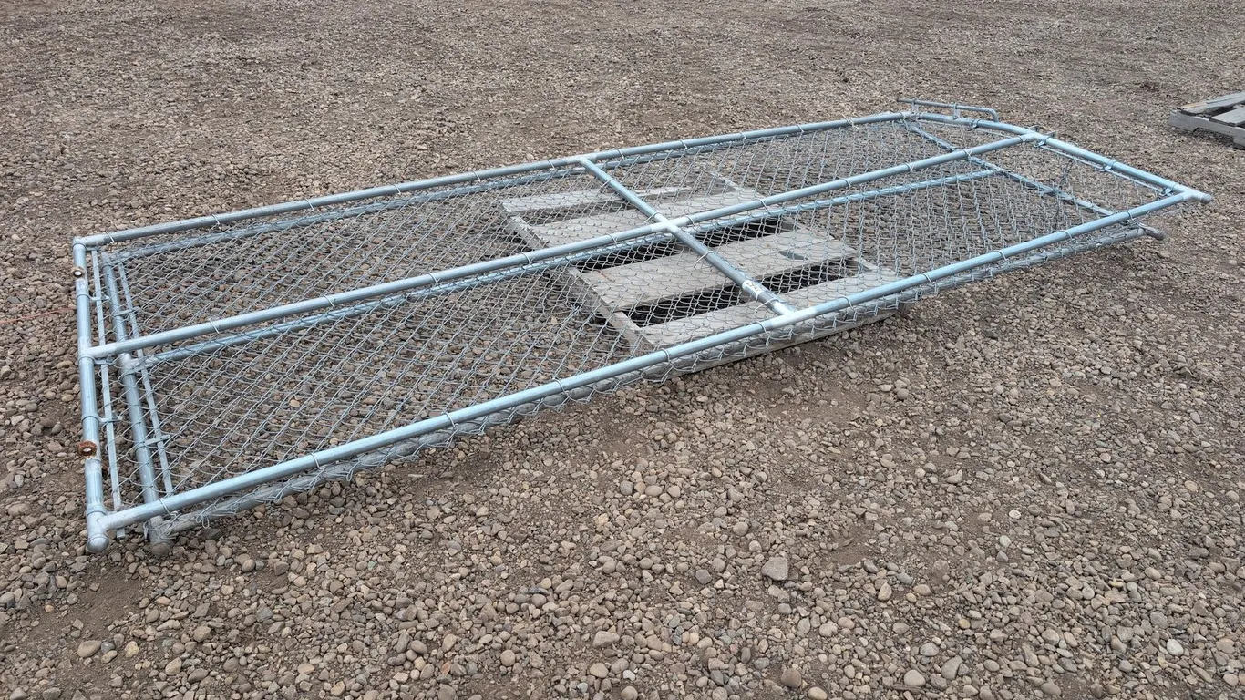 (2) Chain Link Fence