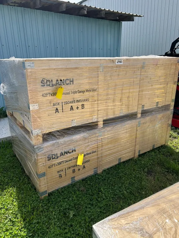 2026 Triple Garage Metal Shed SDL4230TGMS