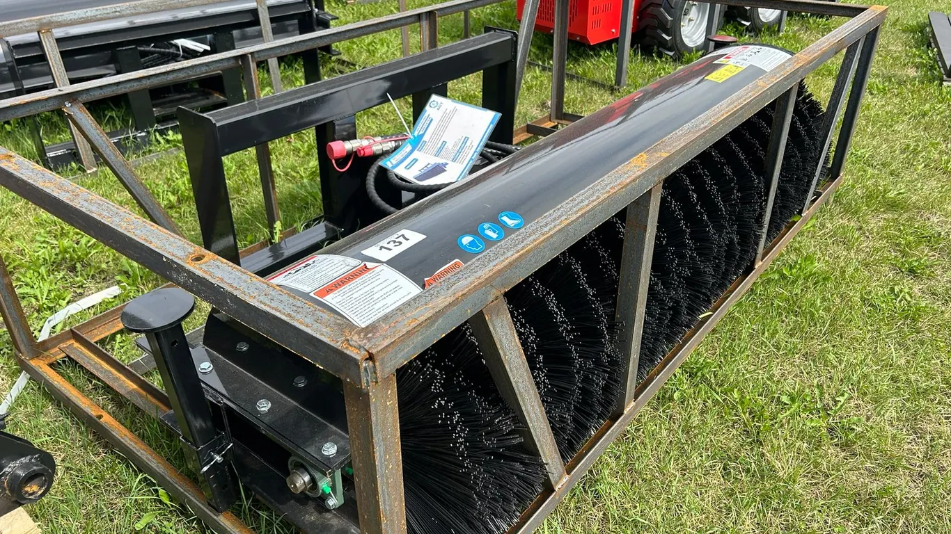2026 Mower King SSAB72 Skid Steer Angel Broom