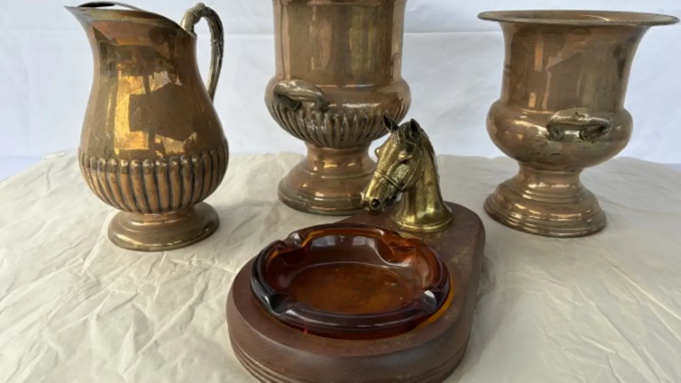 Silver-Plated Trophy Style Urn/Champagne Ice Buckets