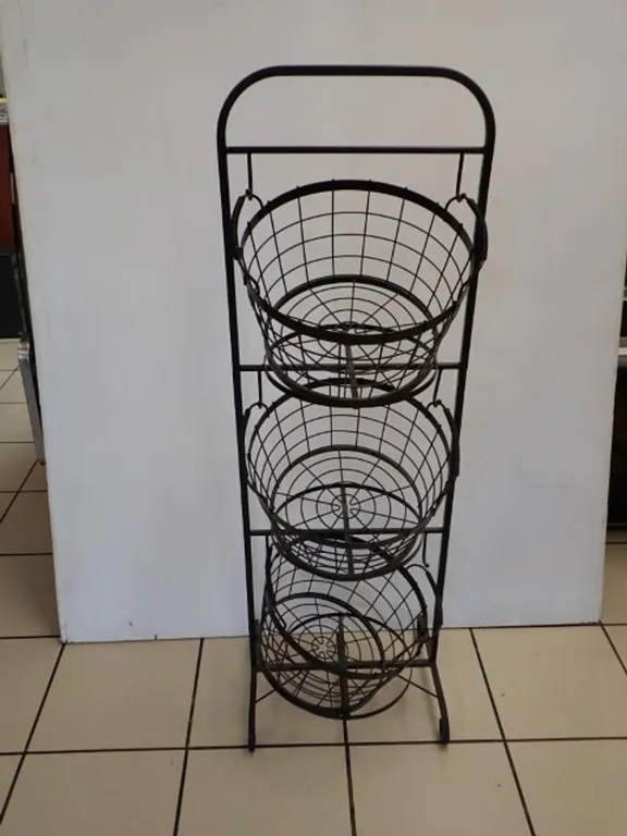 Three Tier Metal Wire Baskets