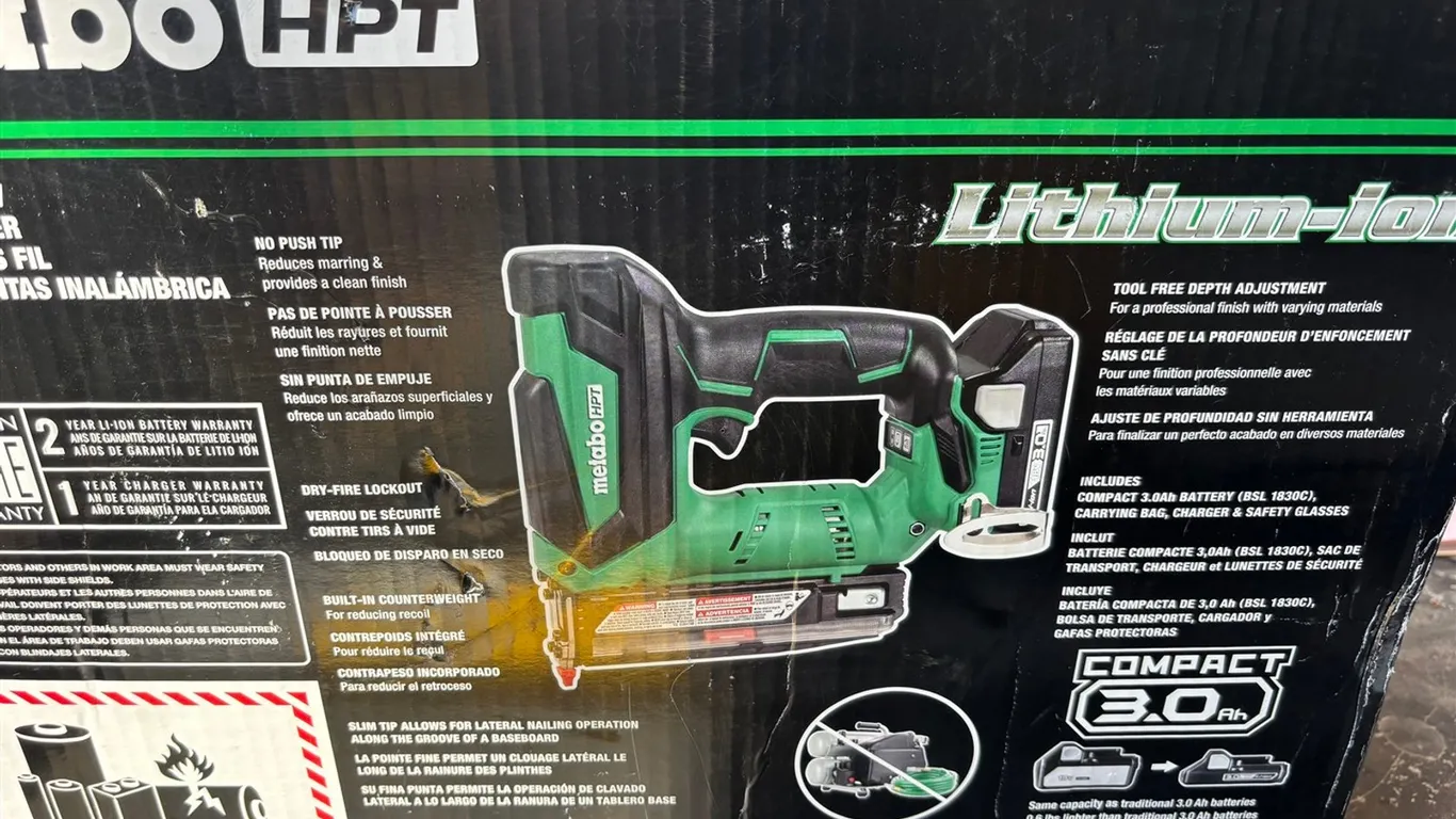 METABO 1 3/8IN CORDLESS PIN NAILER