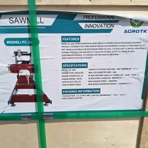 2026 AGT Portable Sawmill, Model YC-26G, Unused