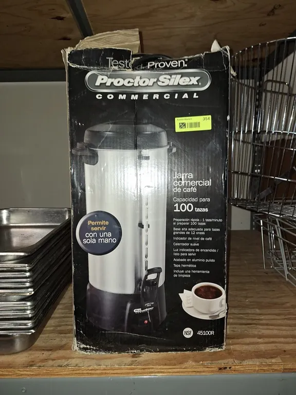Proctor-Silex 100 Cup Coffee Maker