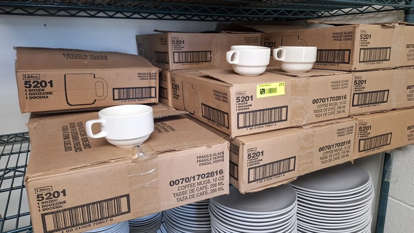 14 Boxes Libbey #5201 Mugs