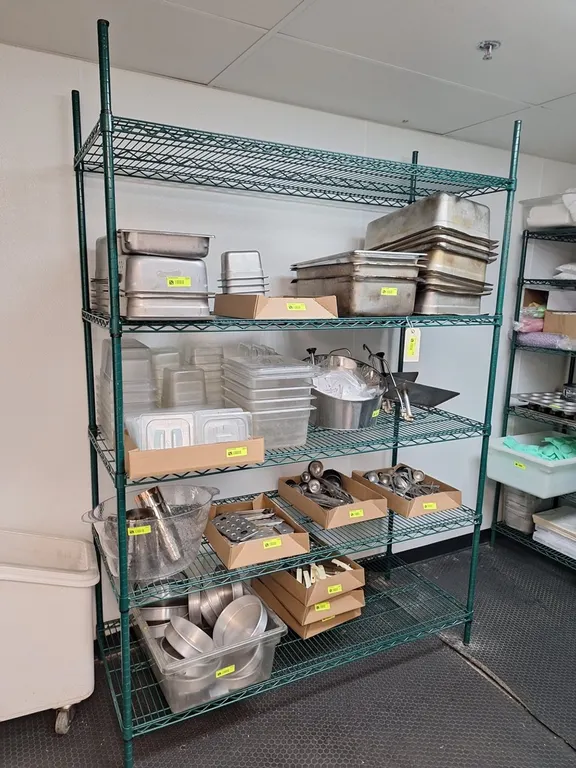 Wire 6 Tier Shelf, 60"x24"x75"