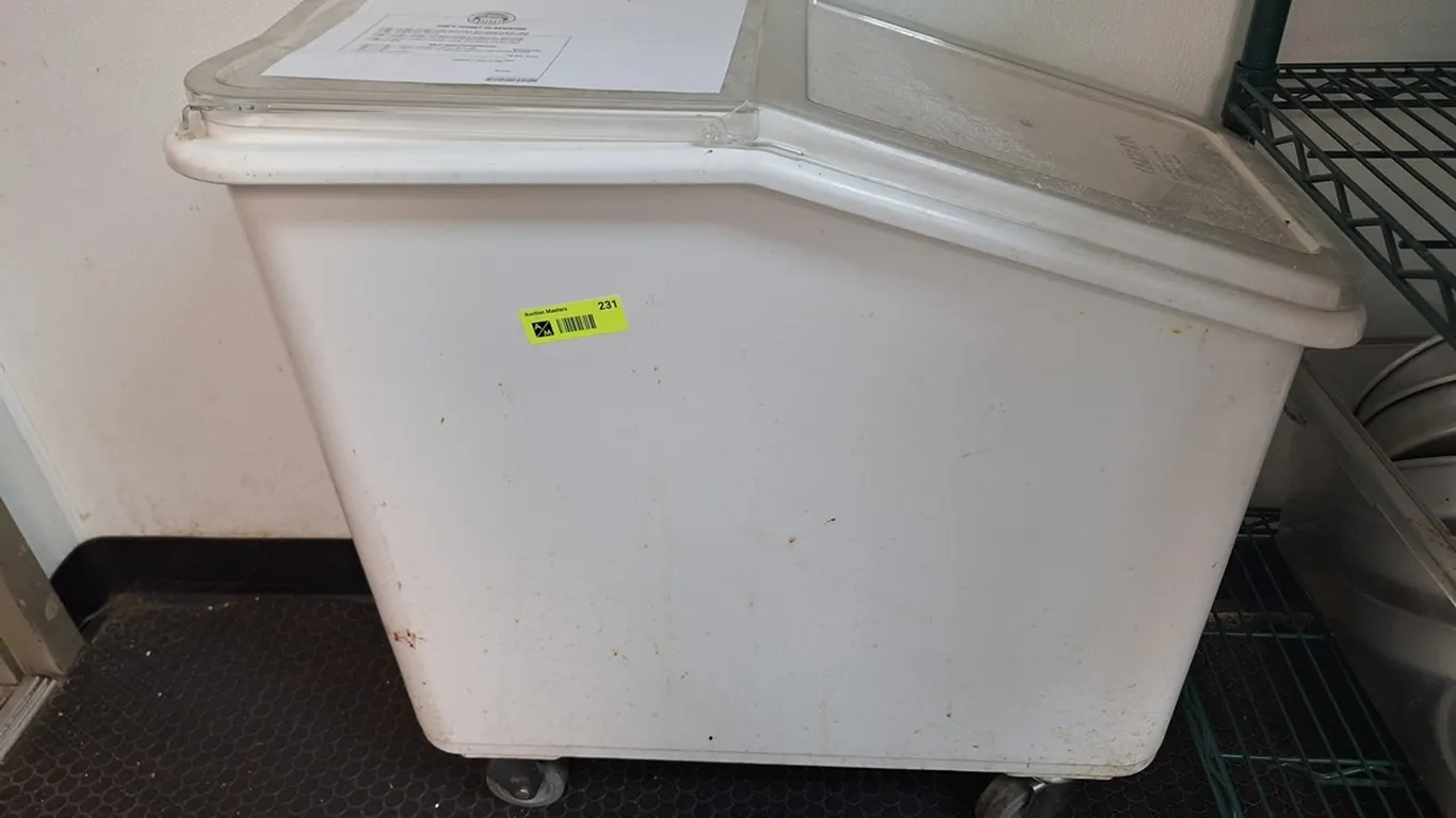 Poly Ingredient Bin on Wheels