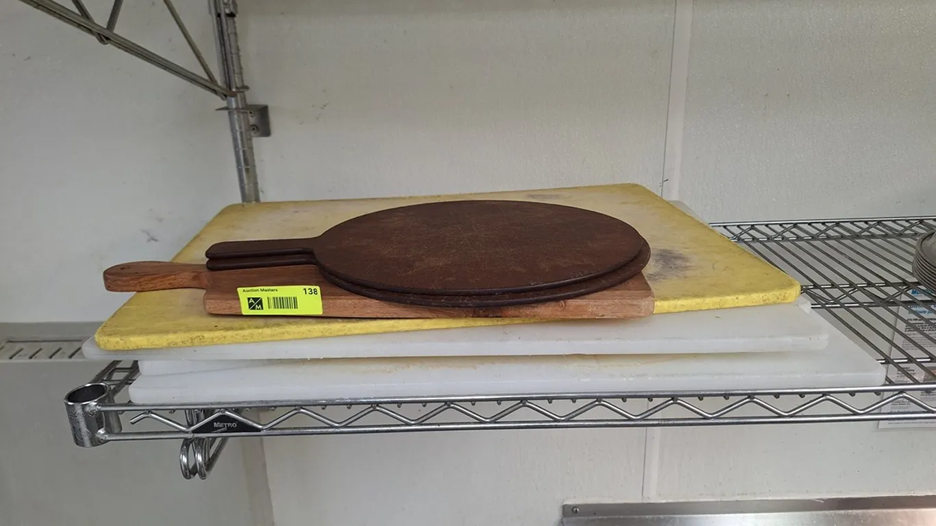 Assorted Cutting Boards and Knives