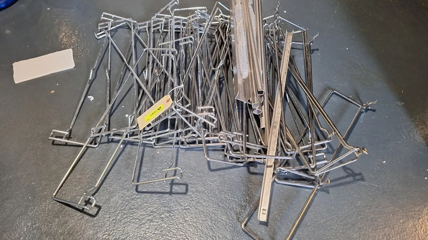 Assorted Wire Shelf Attachments