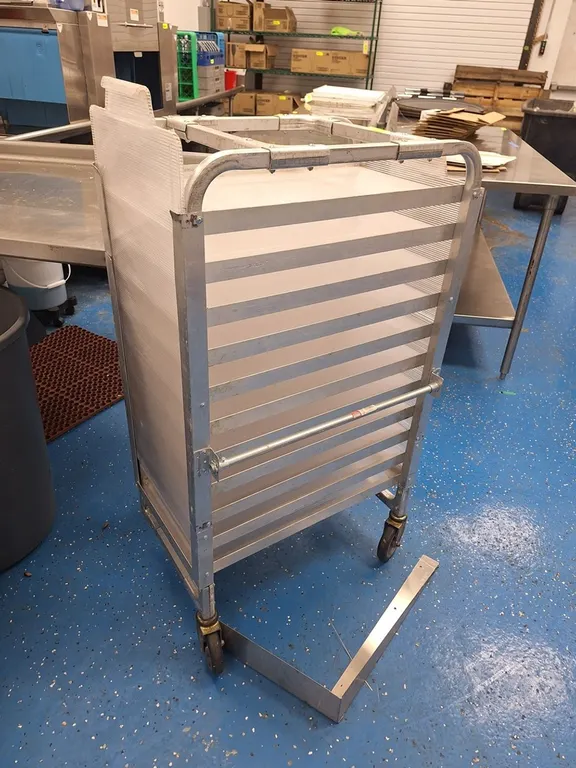 Aluminum Sheet Pan Rack on Wheels, 48"
