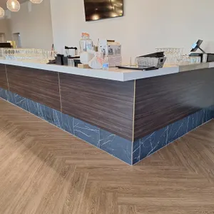 Granite Like Bar Top, 223" Long